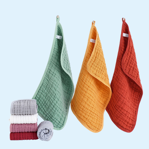 Serviette Bavoir en Mousseline (25x50)