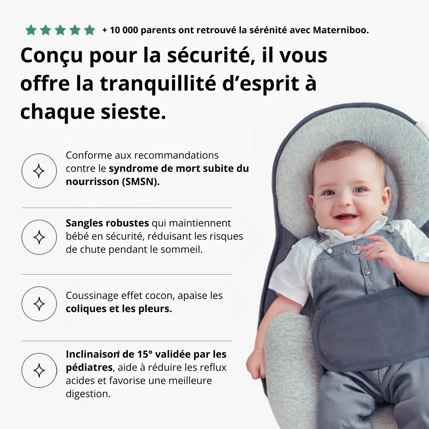 Materniboo - Pour les reflux, les coliques & un meilleur sommeil